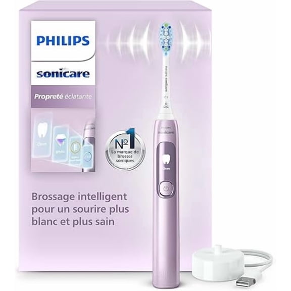 Philips Sonicare Brilliant Clean Electric Toothbrush Smart Screen Brush Head Replacement 2 Brushing Modes SmartTimer