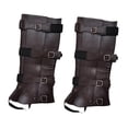 thumbnail image 2 of Fundas para botas , regalo para hombres, zapatos góticos medievales de estilo vintage cómodos Café, 2 of 8