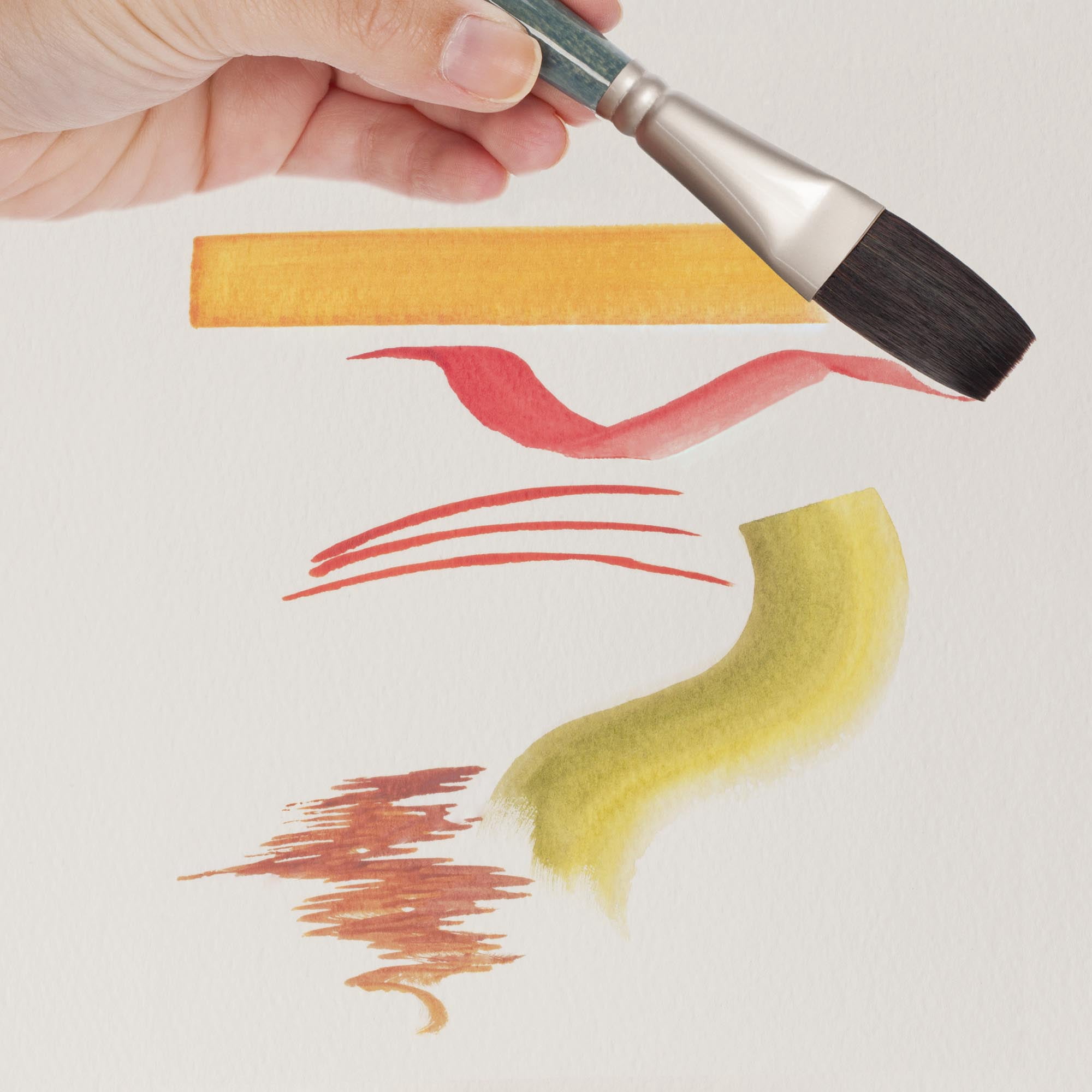 Creative Mark Mimik Professional Watercolor Brushes - Bulk Pack of 108 Assorted Shapes &Sizes - Synthetic Squirrel and Sable Hair - Natural Bristle Artist Brushes for Watercolors, Gouache & Acrylics