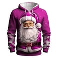 thumbnail image 2 of Yusimy Mens Christmas Printed Hoodie Long Sleeve Pullover Casual Athletic Top, 2 of 3