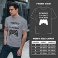 thumbnail image 4 of Greenyef Graphics I Paused My Game to Be Here Video Gamer Gift for Men Teenagers Gaming Funny Graphic T-Shirt Style-18 (Gray, Medium), 4 of 6