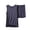 Gray, variant on Women Summer Pajama Set Sleeveless Tank Top Bow Print Shorts Loungewear 2 Piece Sleepwear Modal Blend Plus Size Casual HomeWear XL-5XL