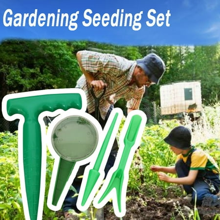 Yohome Gardening Seeding Set Seeding Device Seedling Transplanter Puncher Cutting