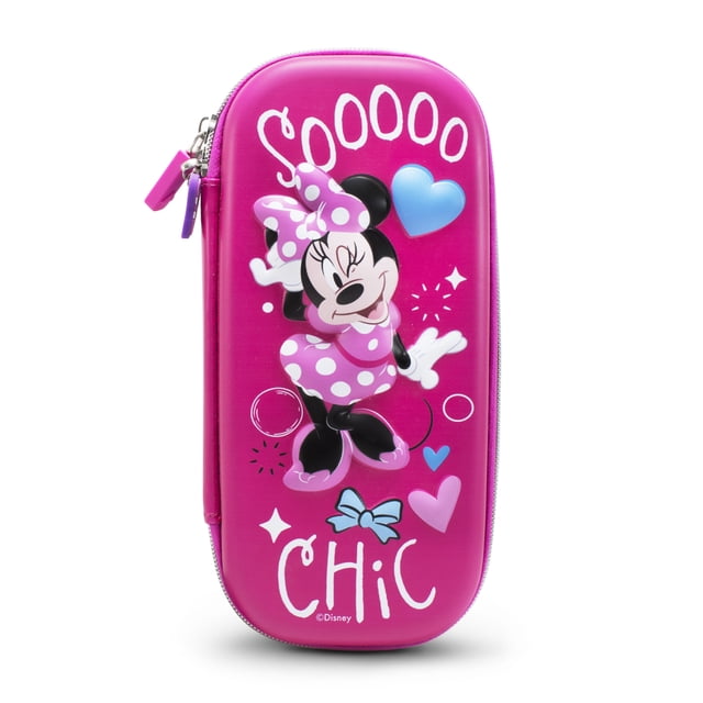 Lapicera 3D Minnie Mouse, Estuche Escolar Disney