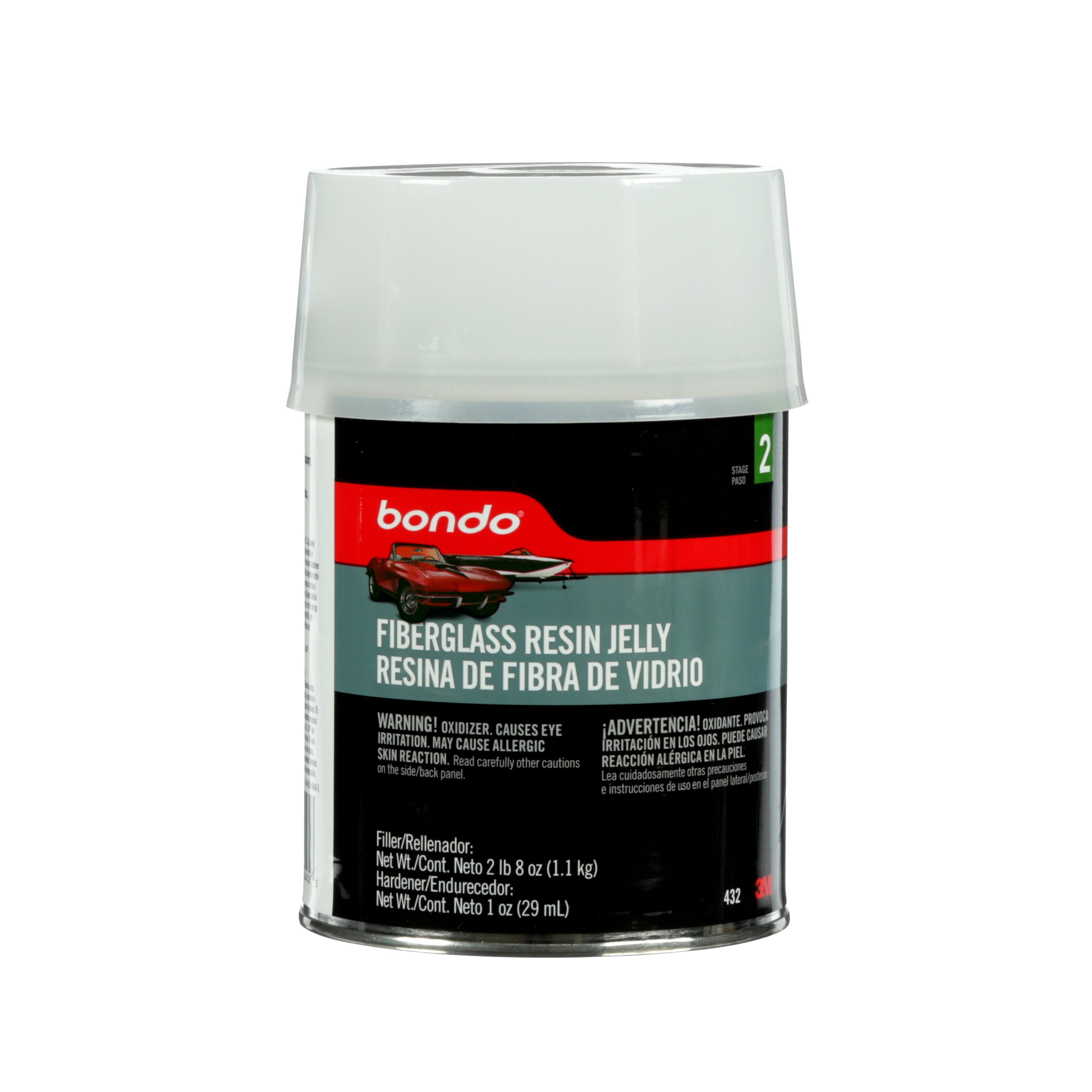 Bondo Fiberglass Resin Jelly, 00432ES, 1 Quart