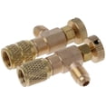 thumbnail image 4 of 2 Pcs Refrigerant Filling Safety Valve Quick Coupler Air Conditioning R410a R22 Connector Adapters, 4 of 5