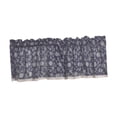 thumbnail image 3 of Cortina decorativa con cenefa de 137 x 61 cm, con bolsillo para barra y tratamiento para ventanas Azul marino, 3 of 9