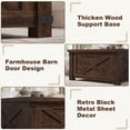thumbnail image 6 of EnHomee 35.6" W Coffee Table with Lift Top Farmhouse Coffee Table with Large Hidden Storage Compartment Wood Square Coffee Table for Living Room Rustic Top Table for Home, Rustic Brown, 6 of 9