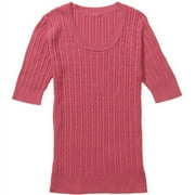 Faded Glory - Women's Short-Sleeve Scoop Sweater
