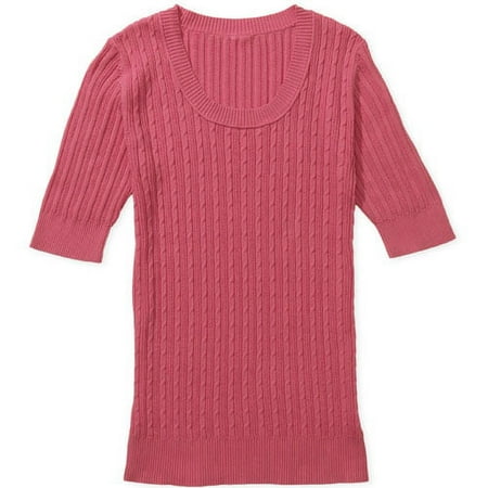 Faded Glory - Women's Short-Sleeve Scoop Sweater