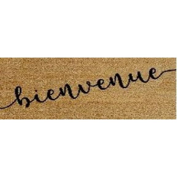Maison Concepts Coir Door Mat Bienvenue (Multi) 10" X 30" X 2"