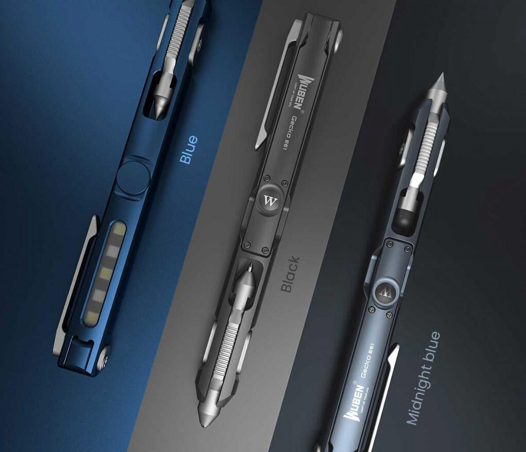 E61 LED EDC Pen Light Multi-functional USB Rechargeable Flashlight 130 Lumens Magnetic For Writing Home Lighting