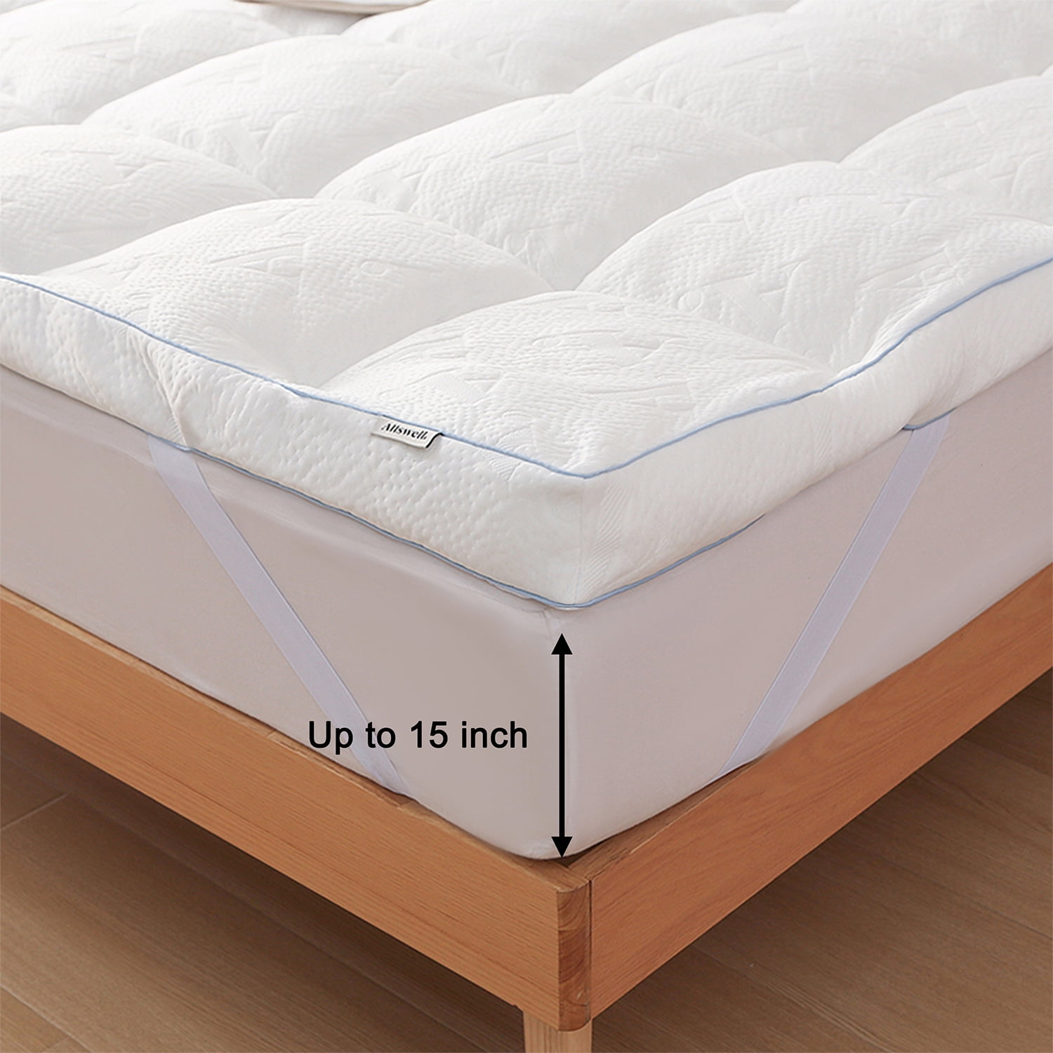 AW Ultimate Support Mattress Topper, Cal King 72 in x 84 in