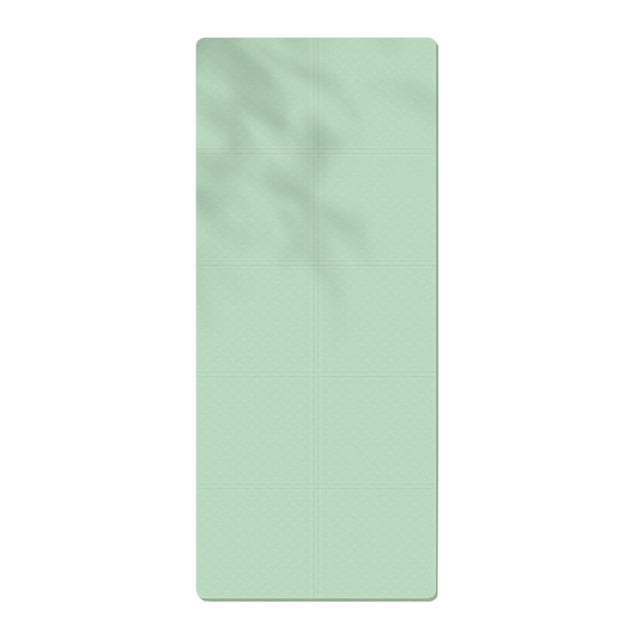 Esterilla de yoga plegable extra gruesa de TPE, portátil, antideslizante, para viajes, para hombres y mujeres, gimnasio en casa, entrenamiento, pilates, almohadilla de suelo