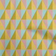 thumbnail image 1 of oneOone Viscose Jersey Yellow Fabric Geometric Fabric For Sewing Printed Craft Fabric By The Yard 60 Inch Wide, 1 of 4