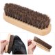 thumbnail image 4 of EeaseMX Cepillo para zapatos de crin de caballo, madera, limpiabotas, herramienta de limpieza profesional para el hogar y la tienda., 4 of 7
