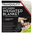 Tranquility Sherpa 15lb Weighted Blanket, Gray