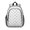 Baseballs and Caps, variant on Baseballs and Player Silhouettes Backpack for School, Cute School Bag with Adjustable Shoulder Straps and Padded Back, 15"x11.42"x5.5"