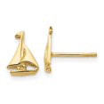 thumbnail image 1 of Finest Gold Boucles d'Oreilles Bateau à Voile 10K, 1 of 1