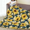 thumbnail image 6 of Salouo Insects Of Flowers Print Bed Blankets,Flannel Blanket Comfortable Air Conditioning Blanket Lightweight Blanket for Sofa Bed Travel & Couch -40"x30", 6 of 8