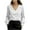 White, variant on Blouses for Women Dressy V Neck Work Satin Shirts Loose Elegant Long Sleeve Business Casual Tops Spring Summer Outfits Solid Color Top