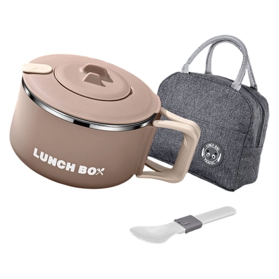lanema Microwave Safe Stainless Steel Lunch Box 1200ml Leak Proof Design With Foldable Utensils