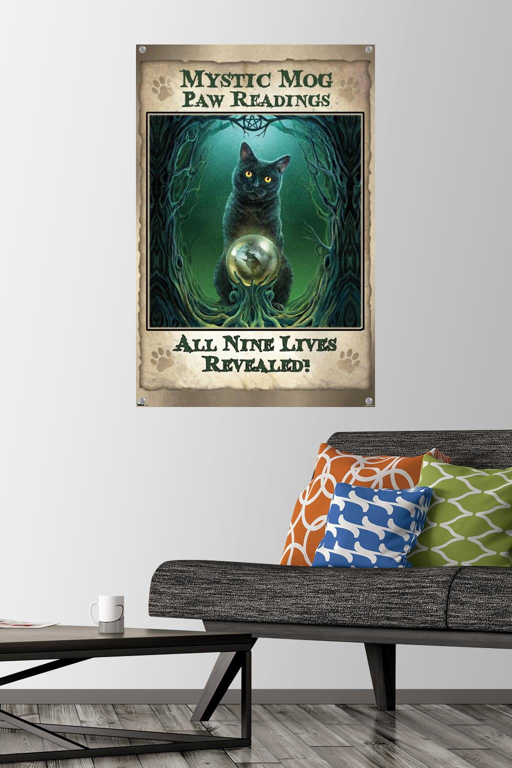 Lisa Parker - Mystic Mog Wall Poster with Pushpins, 22.375" x 34"