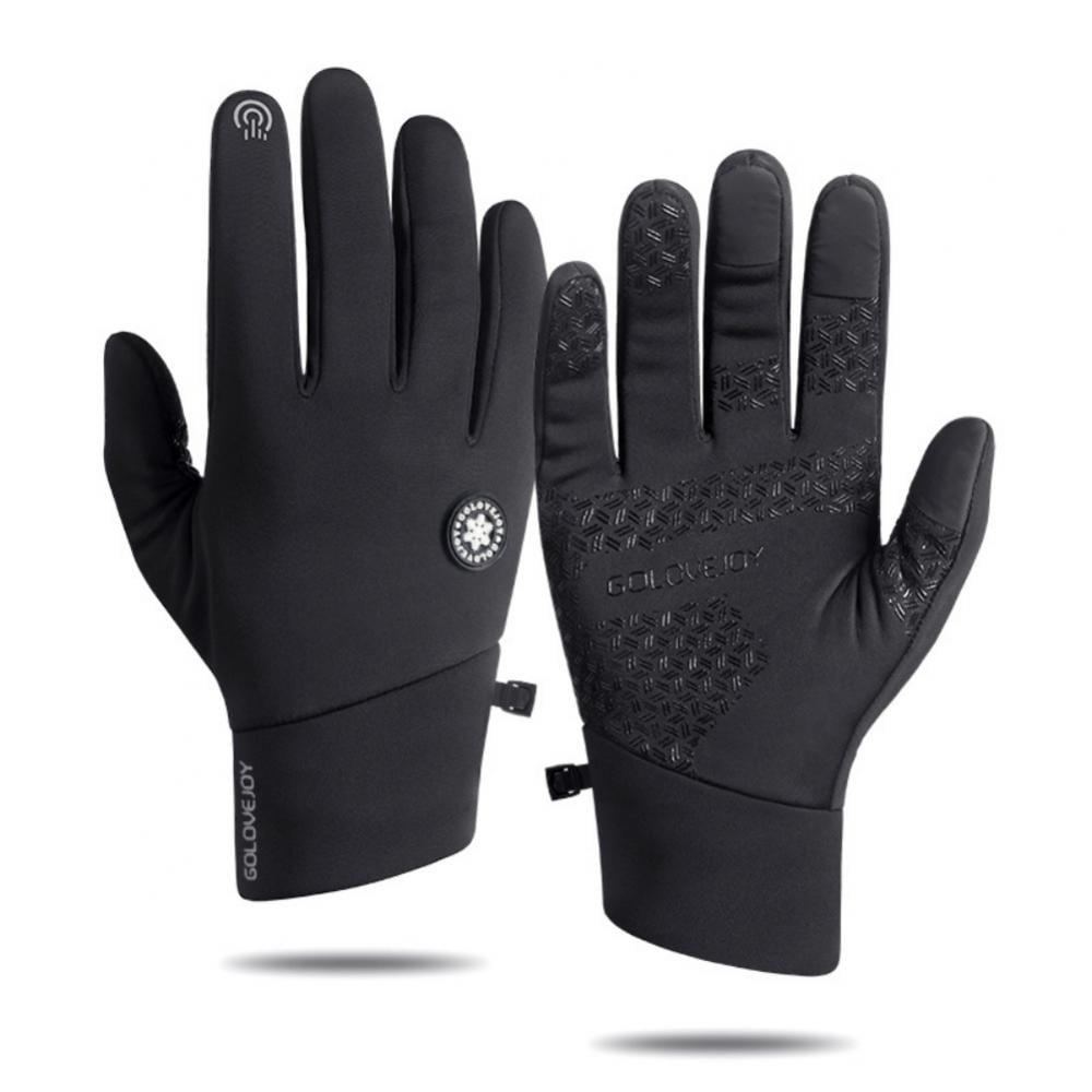 Waterproof Touch Screen Warm Gloves for Men & Women Winter Cycling Gloves 