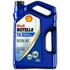 (9 pack) Shell Rotella T6 5W-40 Full Synthetic Heavy Duty Diesel Engine Oil, 1 gal