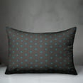 thumbnail image 2 of Creative Products Tiny Hearts Pattern in Blue and Gray 14x20 Spun Poly Pillow, 2 of 2