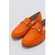thumbnail image 5 of Penny - Mocasines Horsebit De Cuero Naranja Neón naranja 26 CM, 5 of 6
