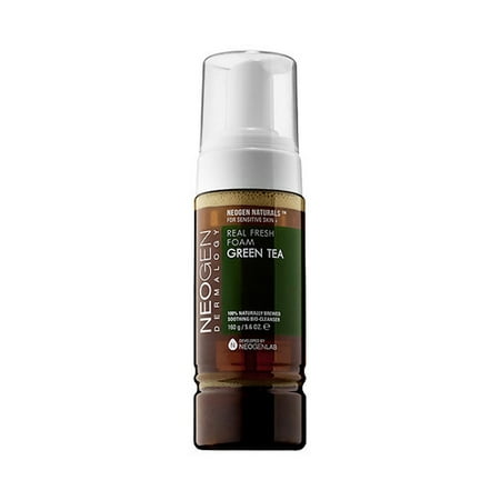 Neogen Real Fresh Green Tea Foaming Cleanser, Face Wash for All Skin Types, 5.6