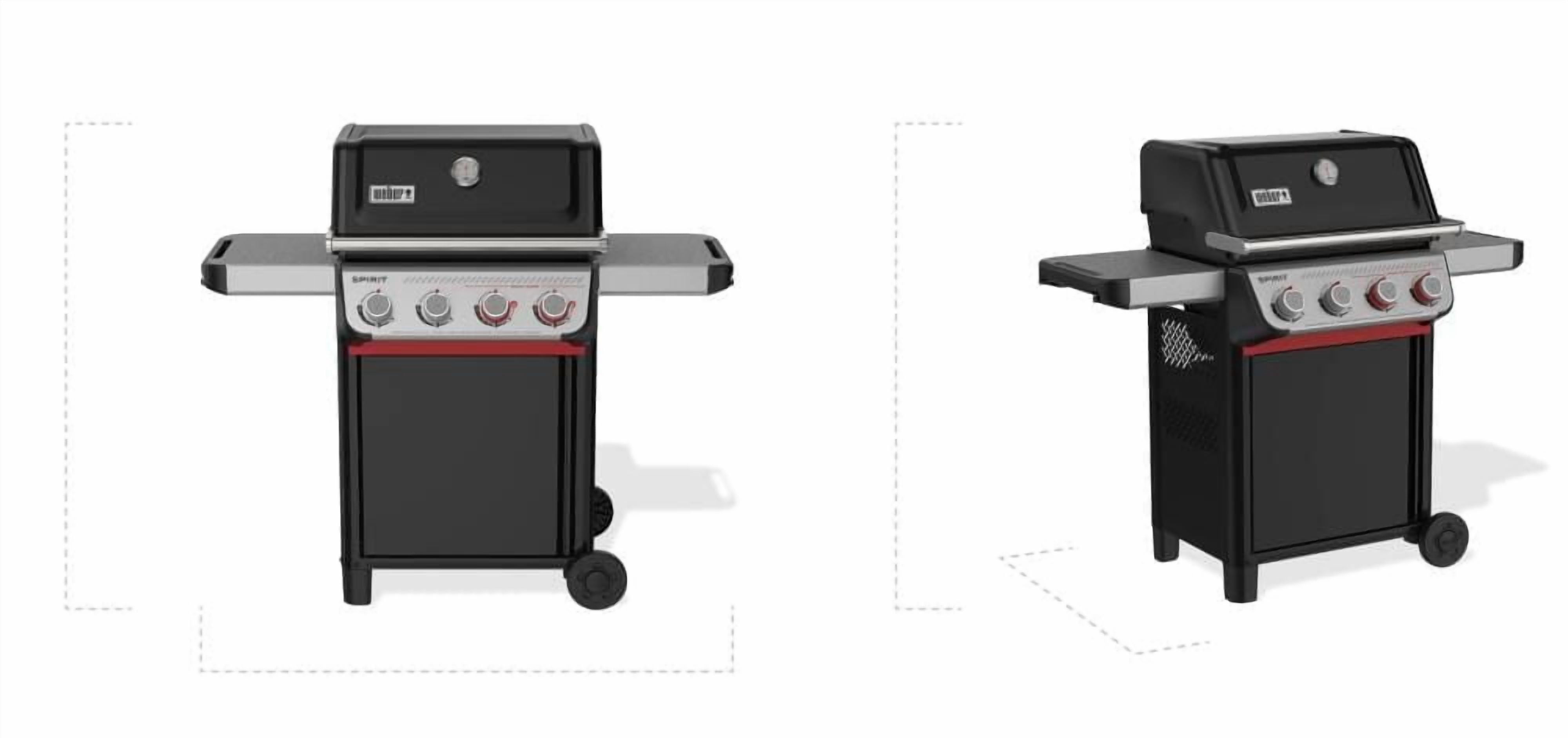 Weber Spirit E-425 4 Burner Black Liquid Propane Gas BBQ Grill