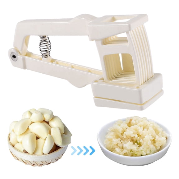 Clearance Vegetable Cutter under $6 Thin Garlic Slicer Handheld Manual Garlic Slicer Light Food Slicer Anti Kitchen Garlic Slicer Food Grade Garlic Grinder Suitable For Fruits Vegetables Cooking