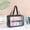 Black 6A, variant on Latrodar Large Capacity Transparent Cosmetic Storage Bag- Large Cosmetic Makeup Travel Organizer For Men & Women,Cosmetic Storage Bag Black Creative 4.2x0.6