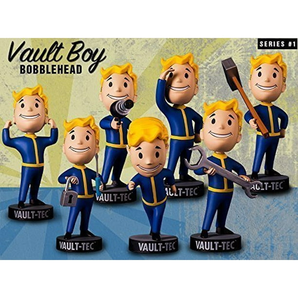 Fallout 4 5 Vault Boy Bobblehead Figura completa Serie 1 7Pack Set
