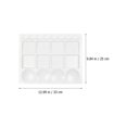 thumbnail image 2 of LOLIPPYY White Plastic Watercolor Palette Tray for Artists, Paint Mixer for Home and Studio Use, 2 of 8