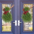 thumbnail image 1 of LADIGASU Imitación de Aguja Puerta Colgante-Borde Corona de Navidad Al Aire Libre Patio Colgante Decoraciones Ofertas Flash 1X Corona, 1 of 7