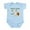 Sky Blue, variant on CafePress - Holy Cow I'm 2 Infant Bodysuit - Baby Light Bodysuit, Size Newborn - 24 Months