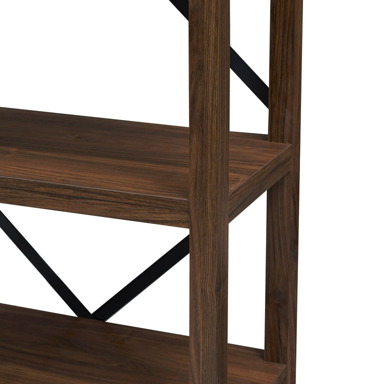 Free Shipping! Walker Edison Rustic Industrial 4-Shelf Free Shipping! Walker Edison Rustic Industrial 4-Shelf