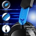 thumbnail image 3 of Wired Gaming Headset with Noise Canceling Microphone, LED Gaming Headphones, Surround Sound Over Ear Headphones for PS5 PS4 Xbox PC Laptop, 3 of 7