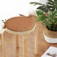 thumbnail image 4 of 2Pcs Round Cushion Dining Chair Cushion Brown Round Diameter 30Cm - Cushion, Cloth One Size, 4 of 6