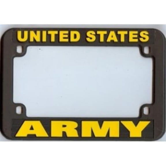 212 Main LFA01-P Army Vinyl License Plate Frame, Free Screw Caps