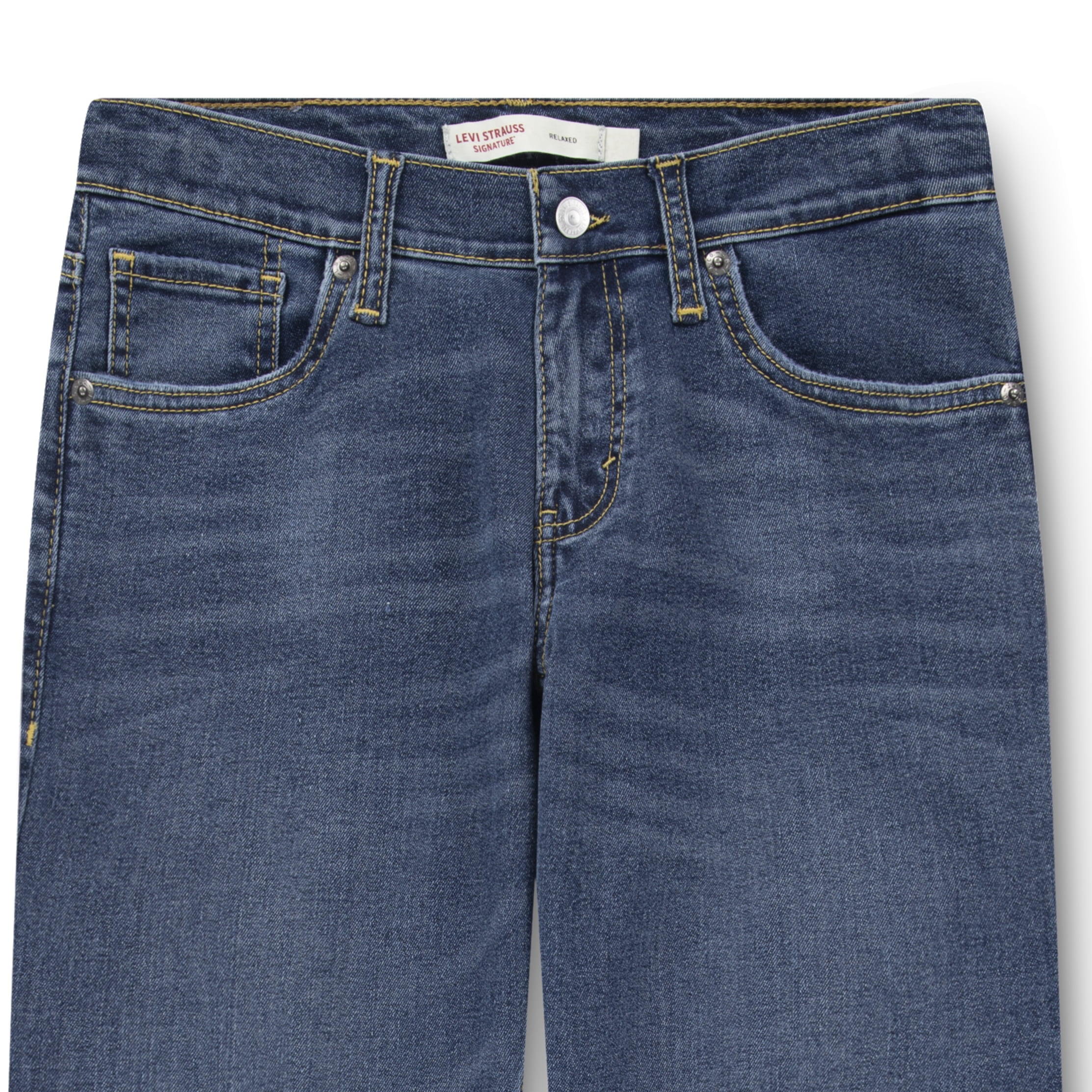 Levi Strauss Signature Boys Relaxed Stretch Jeans, Sizes 2T-18