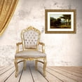 thumbnail image 3 of Jean-Victor Bertin 24x19 Gold Ornate Framed and Double Matted Museum Art Print Titled - Landscape (1804), 3 of 4