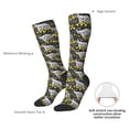 thumbnail image 6 of Fotbe White Retro Off-Road Vehicle print Women's Men's Novelty Crew Socks Cotton Socks Knee High Socks for Walking,Running,Nurses,Pregnancy, 6 of 8