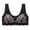 Black, variant on Bigersell Lace Bras for Plus Size Women Front Closure Wireless Bras Back-Smoothing Comfort Strap V-Neck Push up Padded Bralette Beige XXL
