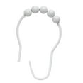thumbnail image 1 of Cateissary Ganchos enrollables para cortina de ducha de acero inoxidable, 12 piezas, colgadores decorativos para cortinas de baño, anillos, color Type3 NO3, 1 of 6