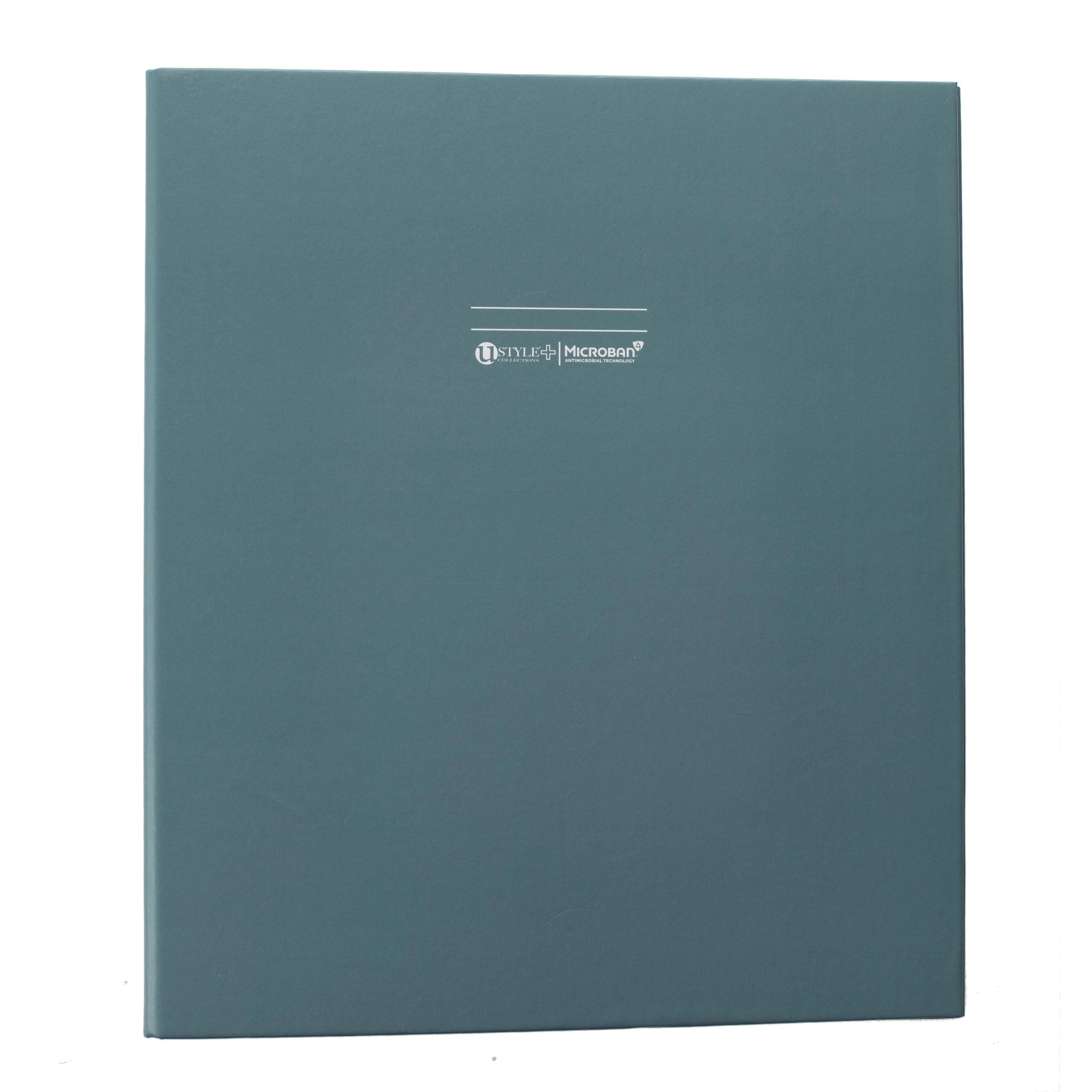 U Style Antimicrobial 3 Ring Binder with Microban, 1 inch, Assorted, 4 Pk