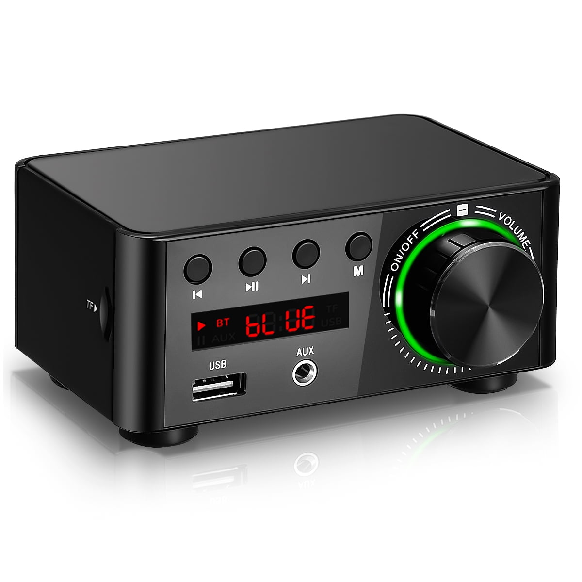 Digital Verstärker Bluetooth Empfänger Stereo Audio Amplifier USB Music Player 